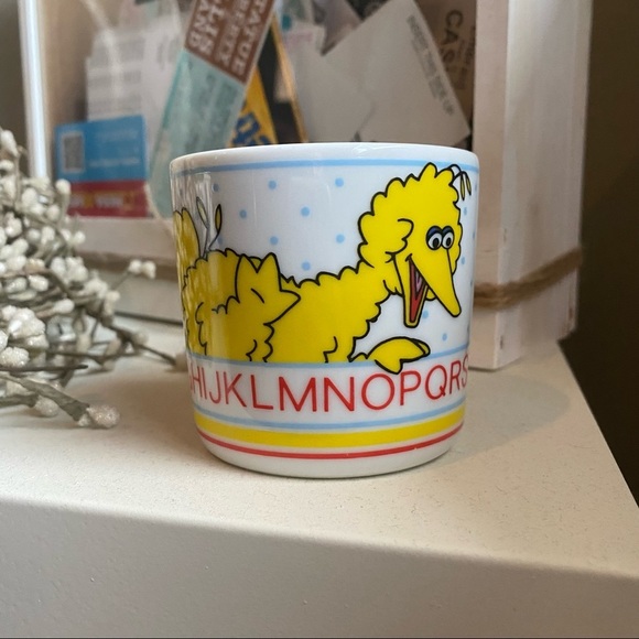 𝅺VINTAGE mini Sesame Street coffee mug - Picture 1 of 3